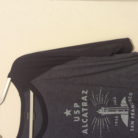 Golden Gate Alcatraz blue short sleeve shirt size XXL - Picture 4 of 5